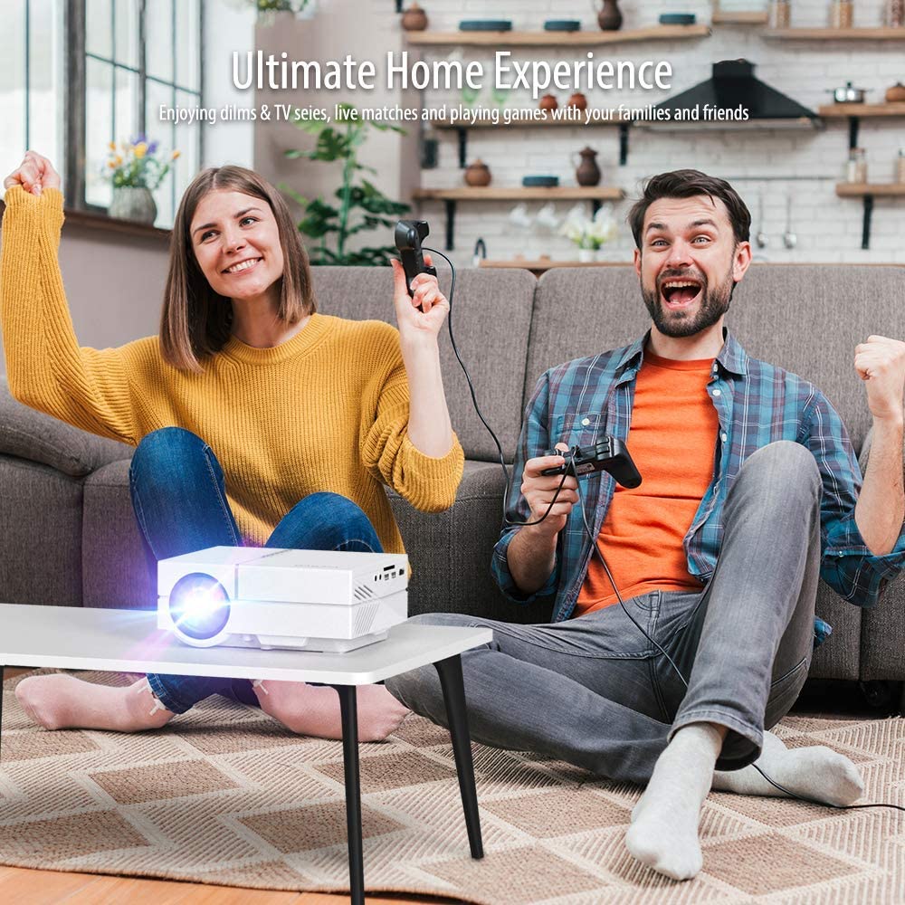 Vamvo - Proyector portátil para películas 1080P - Imagen 4